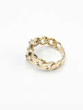 14K Gold Ring - Green Clover