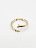 14K Gold Ring - Nail