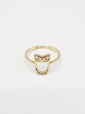 14K Gold Ring - Owl