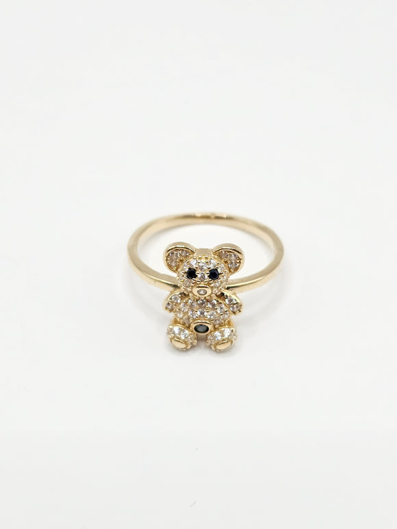 14K Gold Ring - Bear