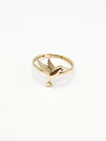 14K Gold Ring - Hummingbird