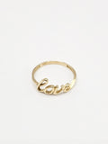 14K Gold Ring - Love