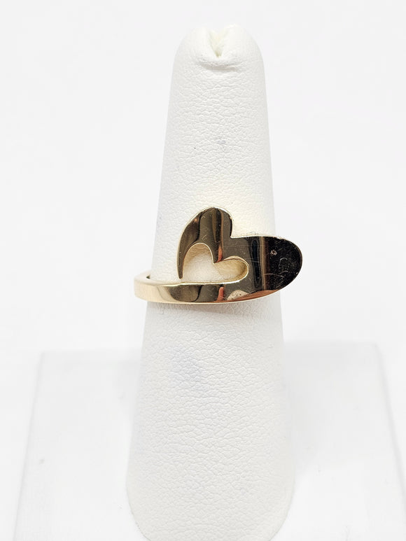 14K Gold Ring - Heart