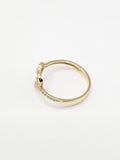 14K Gold Ring - Heart w/Infinity