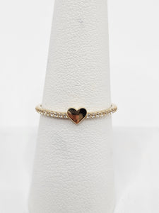 14K Gold Ring - Heart