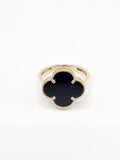 14K Gold Ring - Black Clover