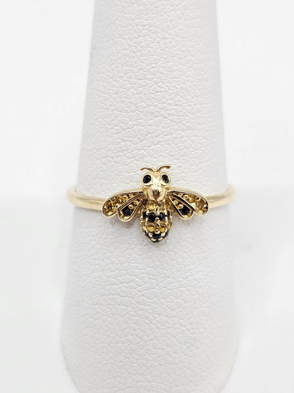 14K Gold Ring - Bee