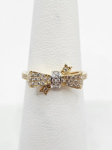 14K Gold Ring - Bow