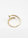 14K Gold Ring - Nail