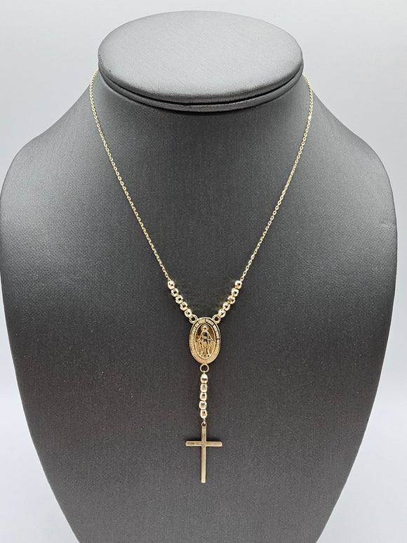 14k Gold Necklace - Cross