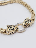 14k Gold Bracelet - Panther