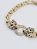 14k Gold Bracelet - Panther