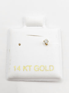 14K Gold Nose Pin