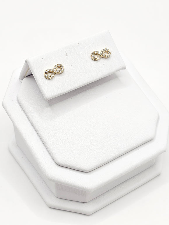 14K Gold Earrings - Infinity