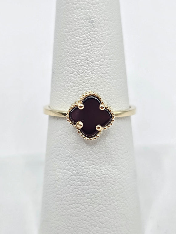 14K Gold Ring - Black Clover