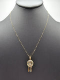 14k Gold Chain w/pendant - Dream Catcher