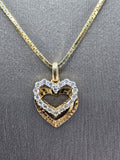 14k Gold Chain w/pendant - Heart