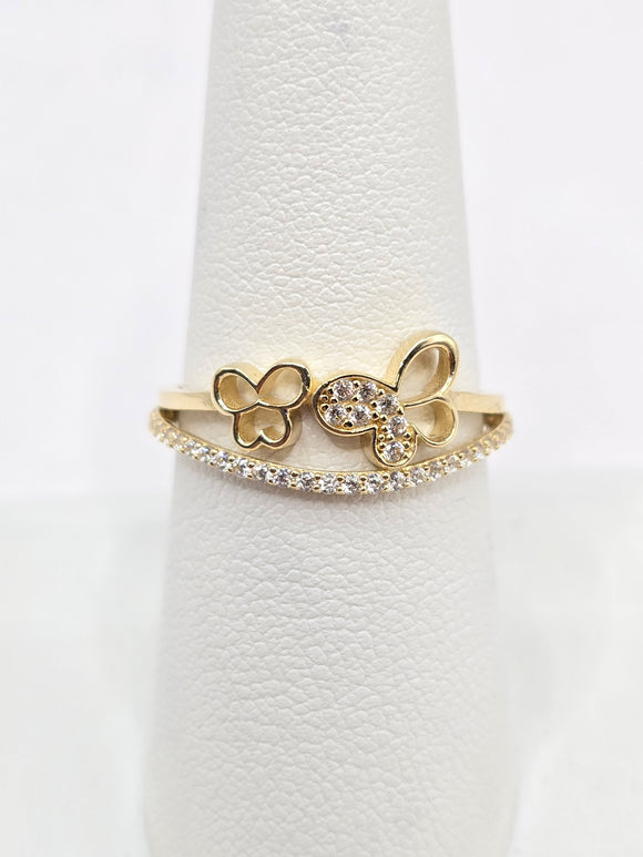 14K Gold Ring - Butterfly