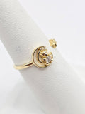 14K Gold Ring - Moon w/Bear & Star