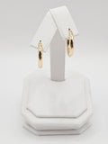 14K Gold Earrings - Huggie Hoops