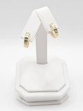 14K Gold Earrings - Huggie Hoops