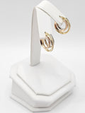 14K Gold Earrings - Huggie Hoops