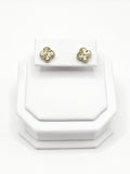 14K Gold Earrings - Gold Clover