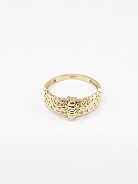 14K Gold Ring - Bee