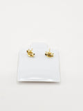 14K Gold Earrings - White Clover