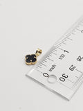 14k Gold pendant - Black Clover