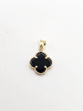 14k Gold pendant - Black Clover