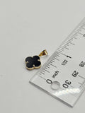 14k Gold pendant - Black Clover