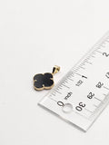 14k Gold pendant - Black Clover