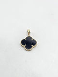 14k Gold pendant - Black Clover