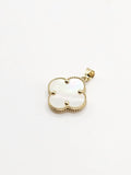 14k Gold pendant - White Clover