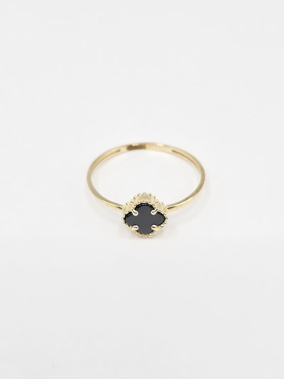 14K Gold Ring - Black Clover