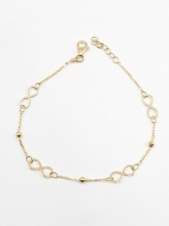 14k Gold Bracelet - Infinity