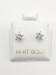 14K Gold Earrings - Star