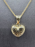 14k Gold Chain w/pendant - Heart