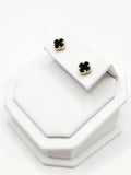 14K Gold Earrings - Black Clover