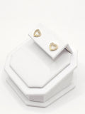 14K Gold Earrings - Heart w/infinity