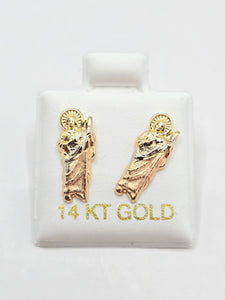 14K Gold Earrings - San Judas