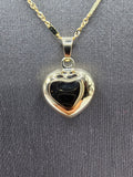 14k Gold Chain w/pendant - Heart