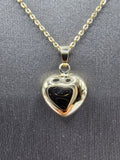 14k Gold Chain w/pendant - Heart