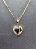 14k Gold Chain w/pendant - Heart