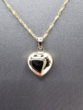 14k Gold Chain w/pendant - Heart