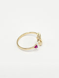 14K Gold Ring - Cat