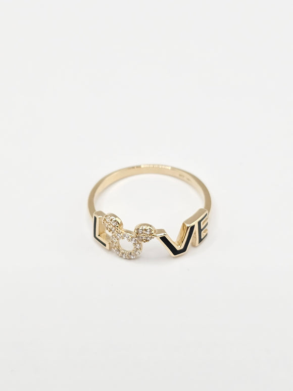 14K Gold Ring - Love