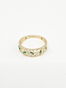 14K Gold Ring - Leaves