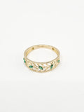 14K Gold Ring - Leaves